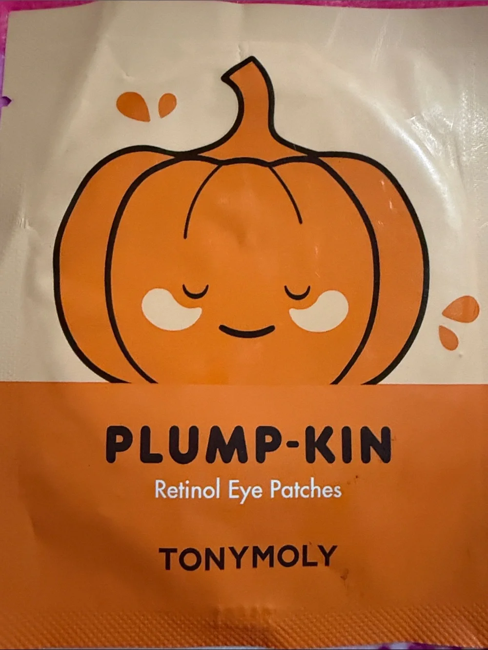 TONYMOLY Plump-Kin Retinol Body Serum & Eye Patch Set — Orange